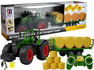 RC Farm Tractor With Bale Transport Trailer (1 foto / 5)