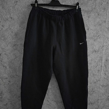 Черные флисовые брюки nikeLab