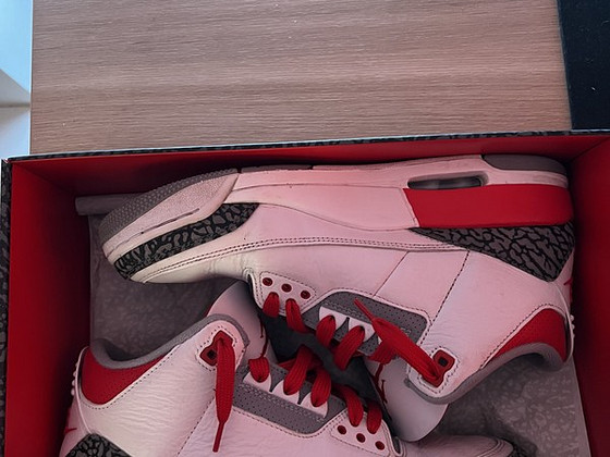Air Jordan 3 Retro огненно-красный