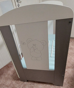 DREWEX BEAR with BUTTERFLY детская кроватка 120×60 (5 фото из 9)