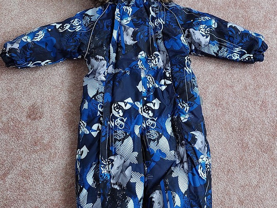 HUPPA kombe keira navy pattern (SUURUS 86) / зимний комбинез