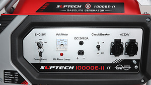 Бензиновый генератор SUPTECH 10000E-II 220В (4 фото из 9)