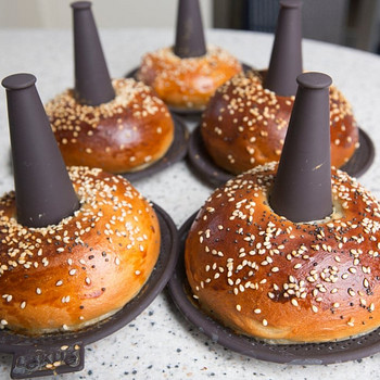 🥯Lékué Bagels Силикон Коричневый, 6 шт. в упаковке