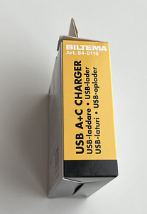 Biltema USB charger 12/24 V, 1 x USB C and 2 x. USB A, 40 W (3 фото из 4)