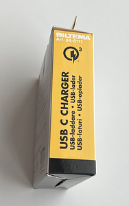 Biltema USB Charger, Type C, PD and QC 3.0, 29 W (3 фото из 4)