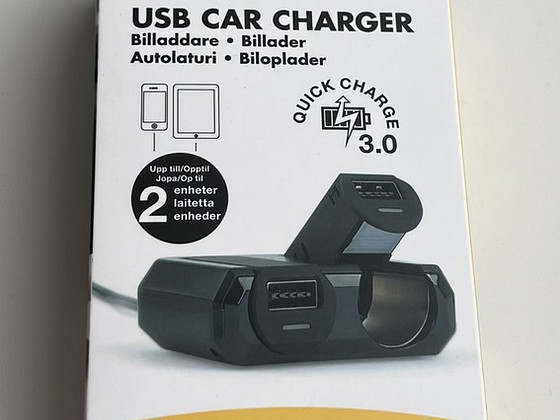 Biltema Quick-Charger and 12/24 V Socket