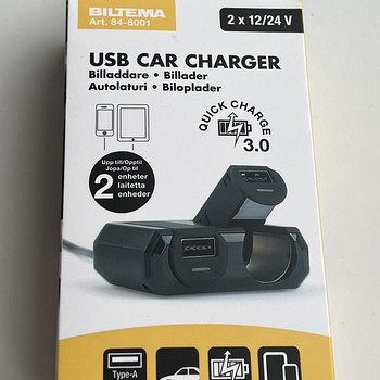 Biltema Quick-Charger and 12/24 V Socket