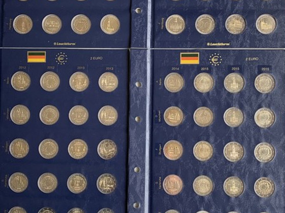 2 Euro Germany 5 tähte täiskomplekt 2006 – 2026 koos album