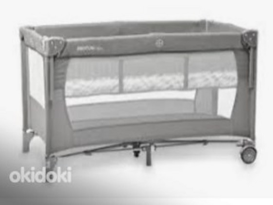 Britton Compact Art.B2466 Light Grey Манеж-кровать