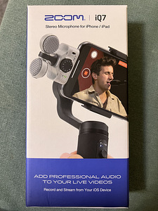 Стереомикрофон для iPhone/iPad - ZOOM iQ7 (новинка) (1 фото из 6)
