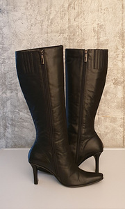 MEXX nahast saapad. Suurus 37. Sisetald 24,5cm (3 foto / 9)