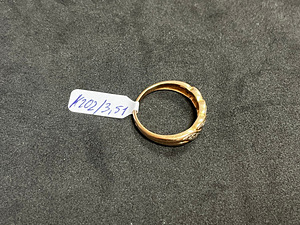 Kuld sõrmus teemandiga 585 proov (№K202) (2 foto / 4)