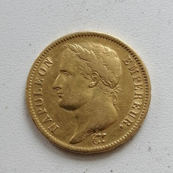 Продаю монету Франция 40 франков, Наполеон, 1811,золото