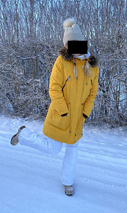 Denim dream kollane talveparka S (1 foto / 5)
