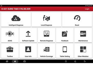 Launch X-431 Euro TAB II (5 foto no 10)