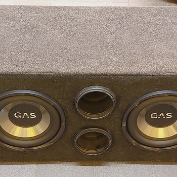 Автомобильный усилитель GAS Silver 200.4+сабвуфер GAS 2x10”