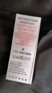 Мужская куртка TopMan размер М(180см) (3 фото из 3)
