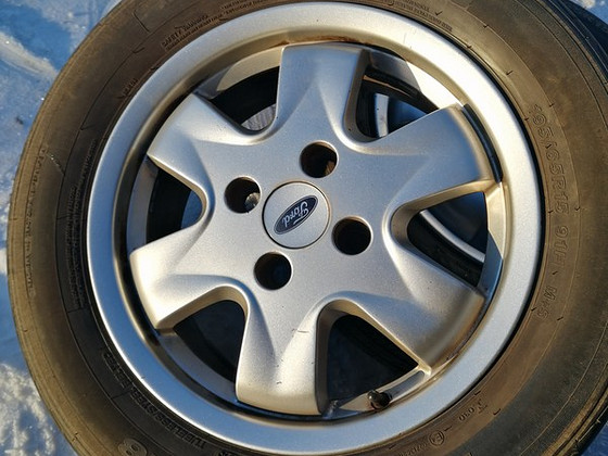 ЛИТЫЕ ДИСКИ AUDI, FORD 15"4X108 ЛЕТНИЕ ШИНЫ