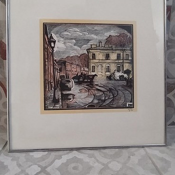 Ксилография, Тамбовцев В. 1990 г.