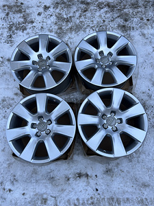 18" оригинальные диски Audi 5x112 (новые) (6 фото из 7)