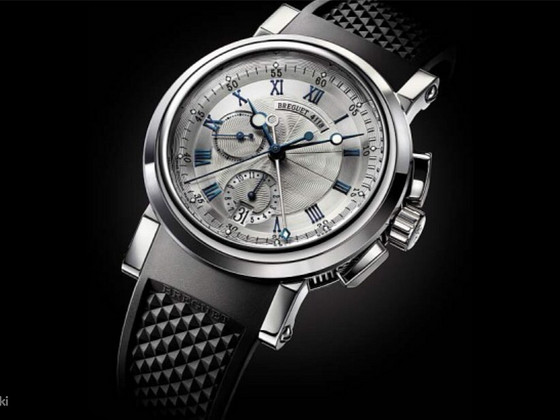 ЧАСЫ BREGUET MARINE WITE GOLD 750 18К REF 5827 BB 42ММ