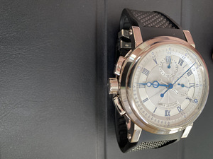 ЧАСЫ BREGUET MARINE WITE GOLD 750 18К REF 5827 BB 42ММ (3 фото из 6)