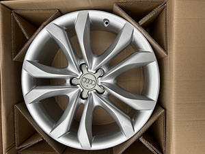19" оригинальные диски Audi 5x112 (новые) (4 фото из 8)