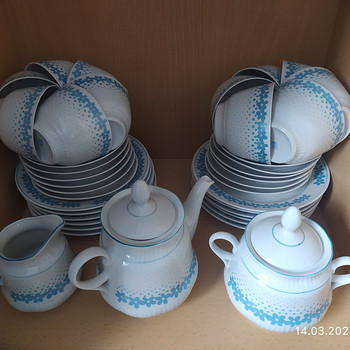 Teeserviis 12 inimesele, portselan, Riia