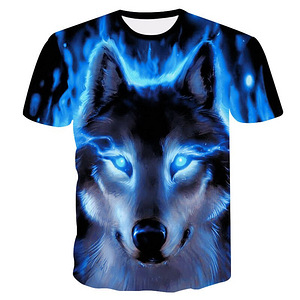 Uus meeste t-särk 3D printiga Hunt/ Wolf (s.L) (1 foto / 5)