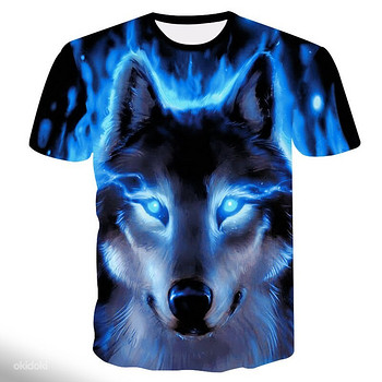 Uus meeste t-särk 3D printiga Hunt/ Wolf (s.L)