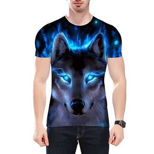 Uus meeste t-särk 3D printiga Hunt/ Wolf (s.L) (2 foto / 5)
