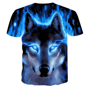 Uus meeste t-särk 3D printiga Hunt/ Wolf (s.L) (4 foto / 5)