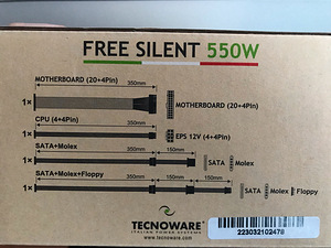 Блок питания Tecnoware 550W НОВЫЙ 550 w (3 фото из 4)