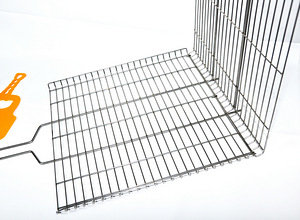 Grillrest grillimiseks suur roostevabast terasest 460x460mm (3 foto / 7)