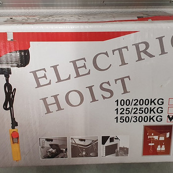 Elektritali 150/300kg.Uus.