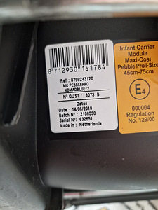 Макси Cosi Pebble Pro + база isofix (9 фото из 9)