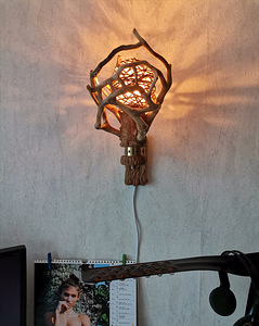Seinalamp kasitöö seinavalgusti sconce lamp (10 foto / 10)