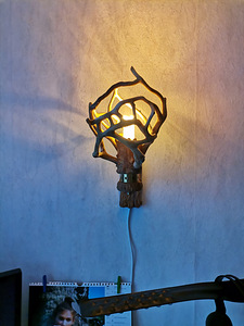 Seinalamp kasitöö seinavalgusti sconce lamp (6 foto / 10)