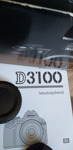 Nikon D3100 kaamera (4 foto / 8)