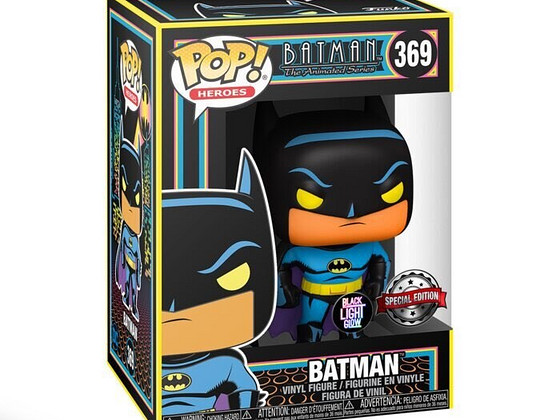 Funko Pop! Animated Series Batman Black Light 369 Glows SPED