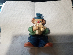 Käsitööna valmistatud vintage kloun (1 foto / 2)