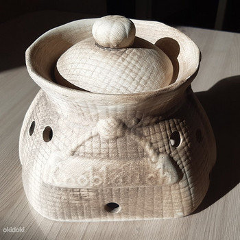 Горшок-подсвечник с крышкой
