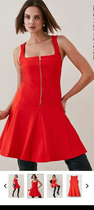 Кaren Millen Corset Style Flippy Ponte Mini Dress (2 foto / 3)