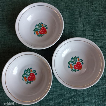 3 винтажные пиалы, Полонский фарфоровый завод, 1970-е