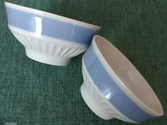 2 vanaaegset kaussi, Polonsky portselanivabrik, 1970. aastad