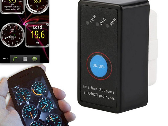 ELM327 V2.1 Bluetooth OBD2 Диагностика CAN-шины