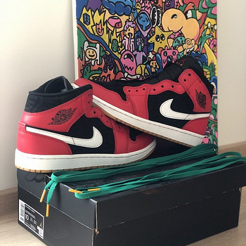 Air Jordan 1 mid SE retro cristmas tree