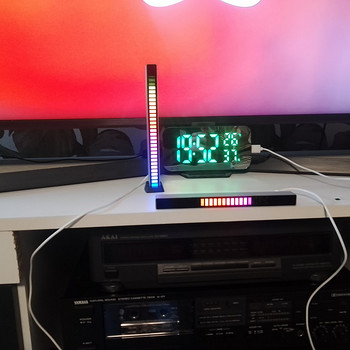 Muusika rütmis vilkuvad led pulgad