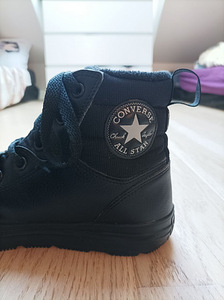 Высокие кожаные кеды Converse на юношу (5 фото из 6)