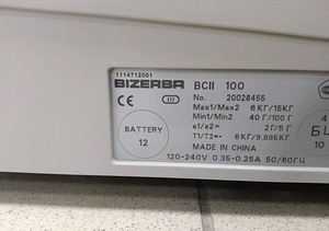 Kaalud BIZERBA BC II 100 (3 foto / 3)
